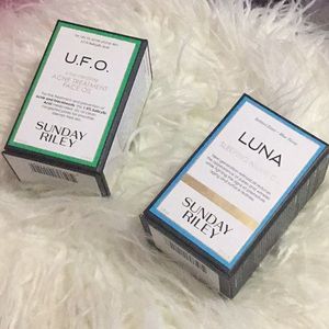 Sunday Riley: Luna Sleeping Oil & UFO acné oil